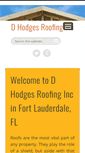 Mobile Screenshot of dhodgesroofing.com